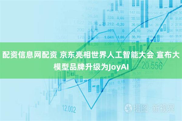 配资信息网配资 京东亮相世界人工智能大会 宣布大模型品牌升级为JoyAI